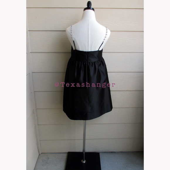 NWT Sandro Ambre Babydoll Dress Size 6 Noir - Picture 15 of 16